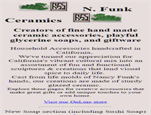 Tablet Screenshot of nfunkceramics.com